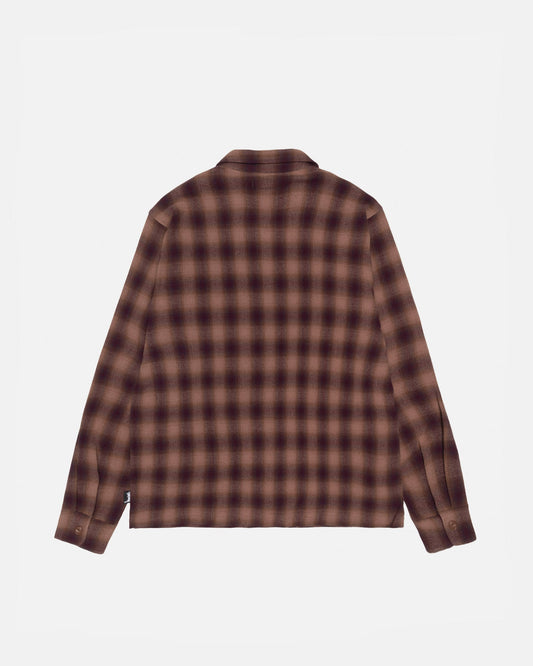 CHEMISE ZIPPÉE EN TWISTÉ À CARREAUX