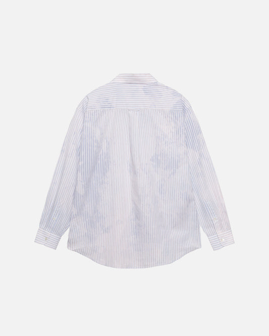 CHEMISE CLASSIQUE MANCHES LONGUES POPELINE DÉLAVÉE