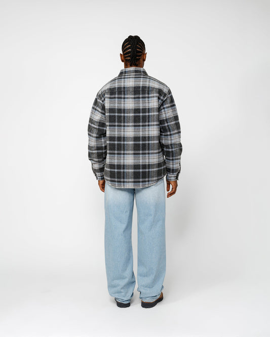 CHEMISE À CARREAUX DÉLAVÉE
