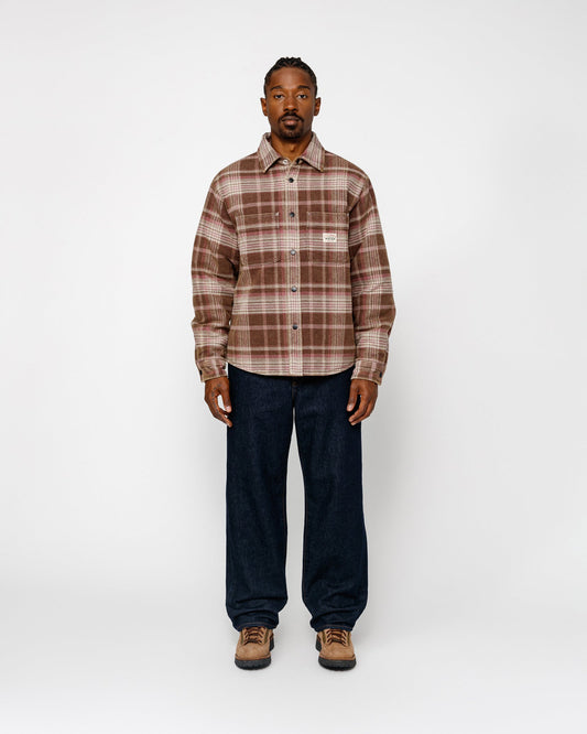 CHEMISE À CARREAUX LAVÉE INTENSÉMENT