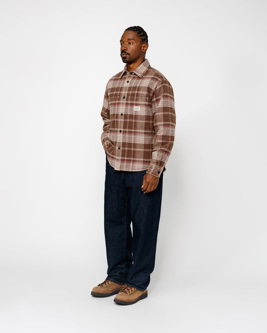 CHEMISE À CARREAUX LAVÉE INTENSÉMENT