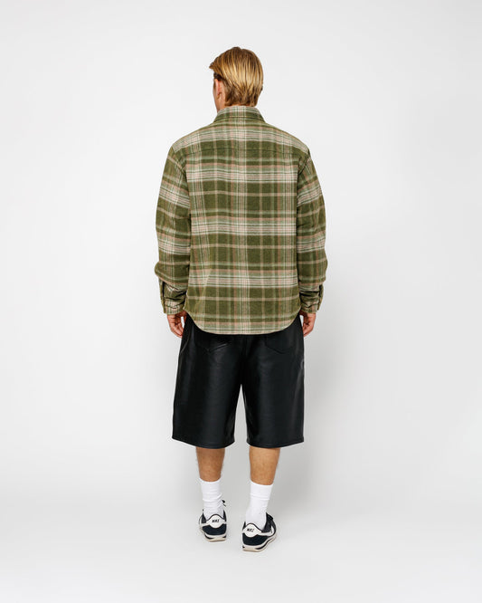 CHEMISE À CARREAUX LAVÉE ÉPAISSE