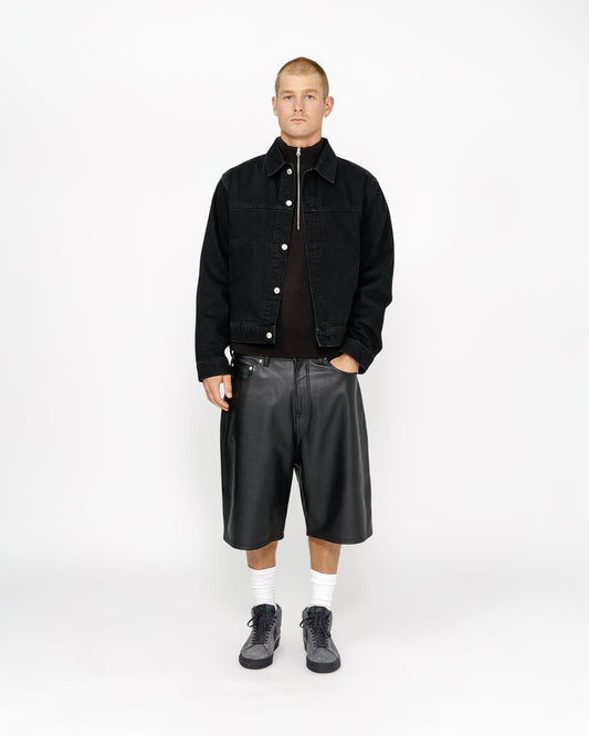 GROS BLOUZON COURT EN CUIR