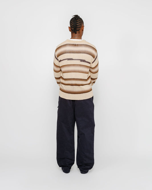 PANTALON DE PLAGE EN COTON GRATTÉ