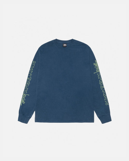 TEE-SHIRT MANCHES LONGUES DE QUALITÉ SUPÉRIEURE TEINT EN PIÈCE