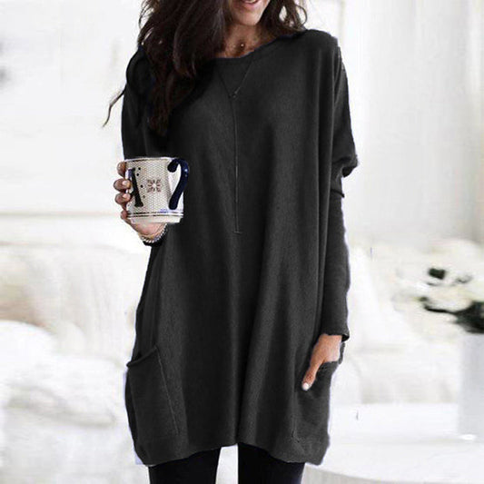 Pull chic femme col rond automne/hiver