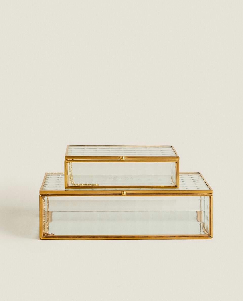 BOX WITH GOLD RIM