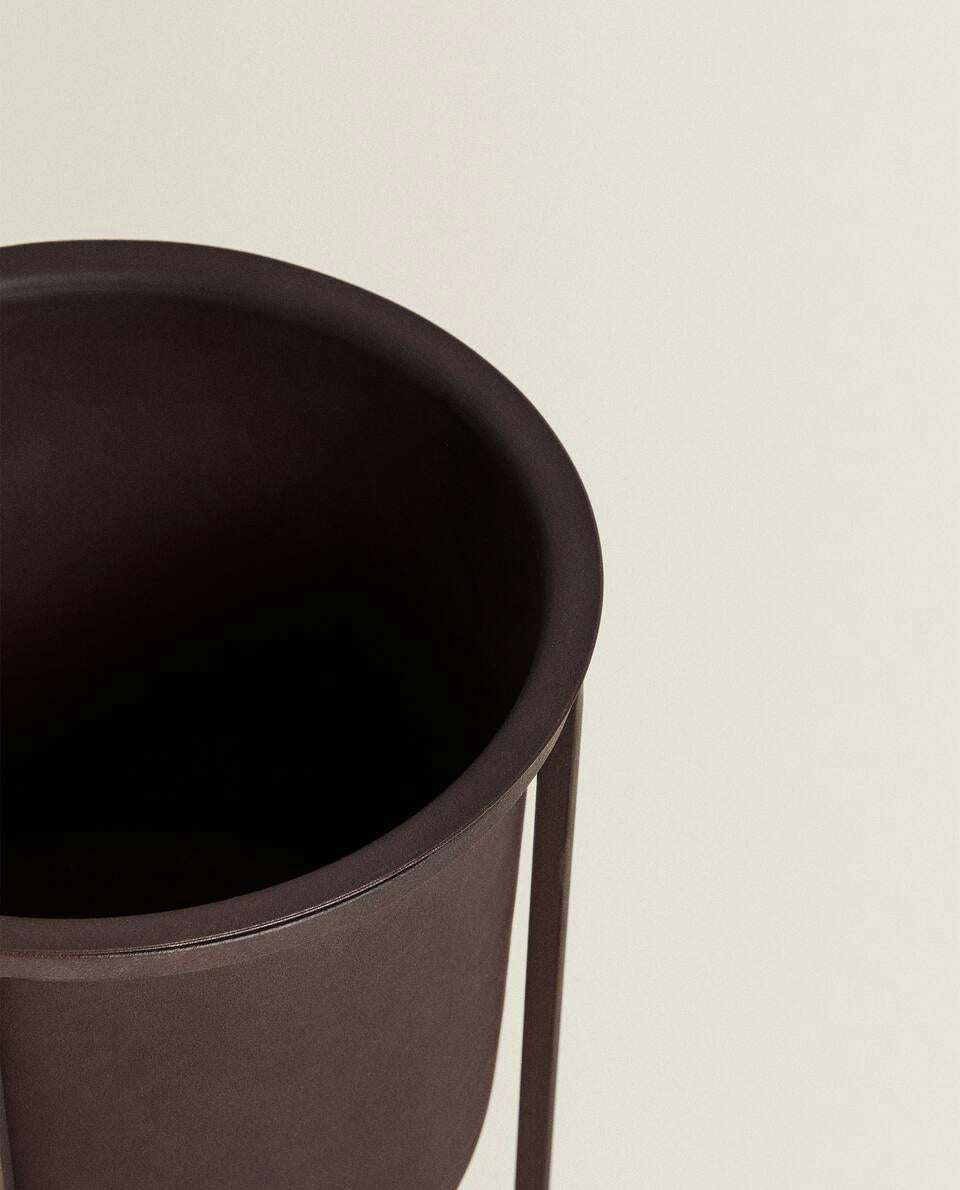METALLIC FLOWERPOT