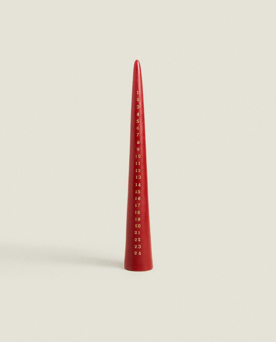 CHRISTMAS ADVENT CALENDAR CANDLE