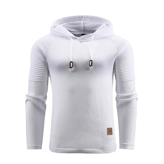 Pull Homme Couleur Unie Sweat à Capuche Basique Style Vintage Extérieur Quotidien